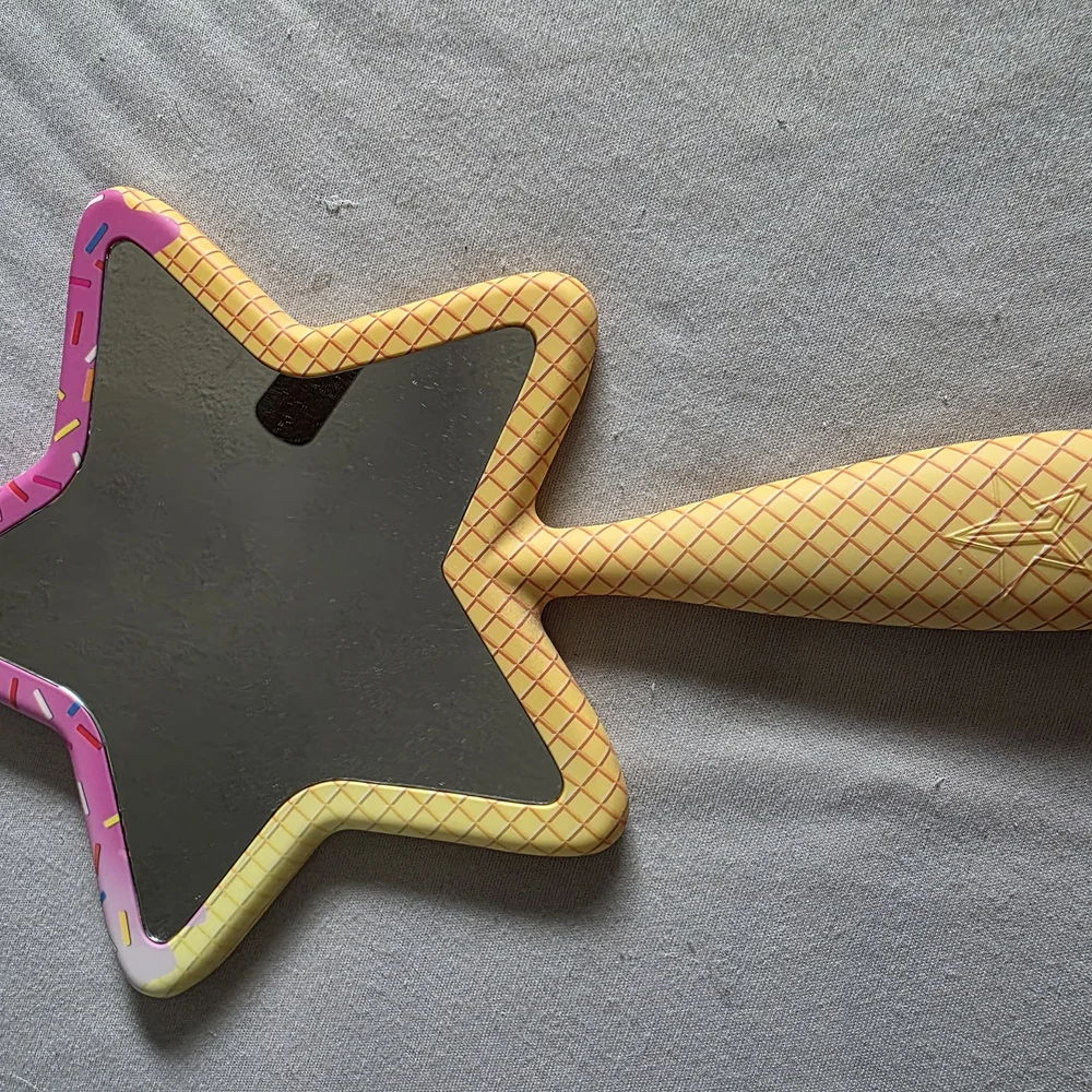 Jeffree Star Pink and Yellow Hand Mirror